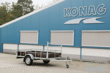 Loady hout bakwagen ongeremd 250x130 750 kg